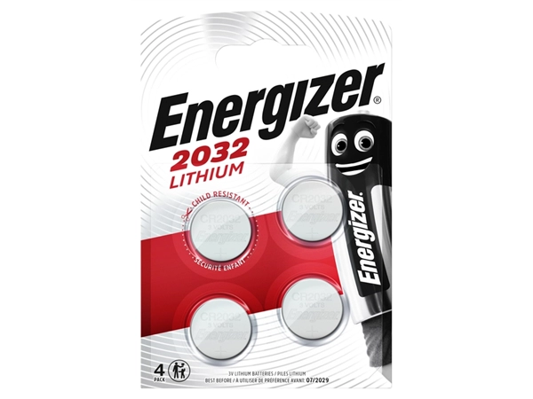 Een Batterij Energizer knoopcel 4xCR2032 lithium koop je bij VHK Kantoorartikelen