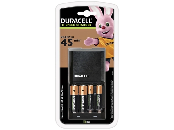 Een Batterij oplader Duracell CEF27 + 2xAA +2xAAA koop je bij VHK Kantoorartikelen