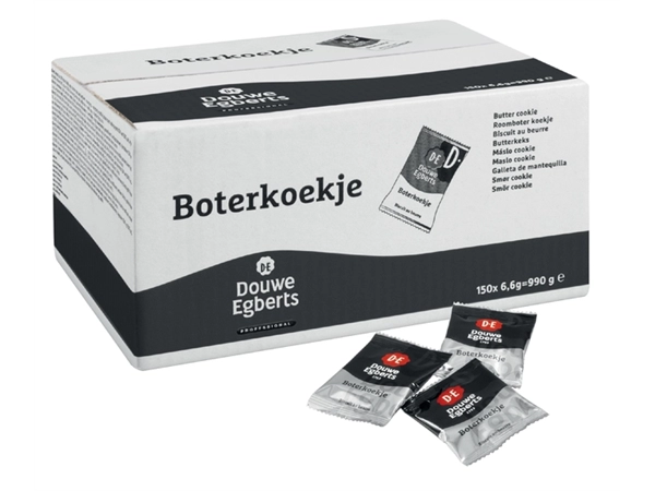 Een Boterkoekjes Douwe Egberts 150st koop je bij VHK Kantoorartikelen