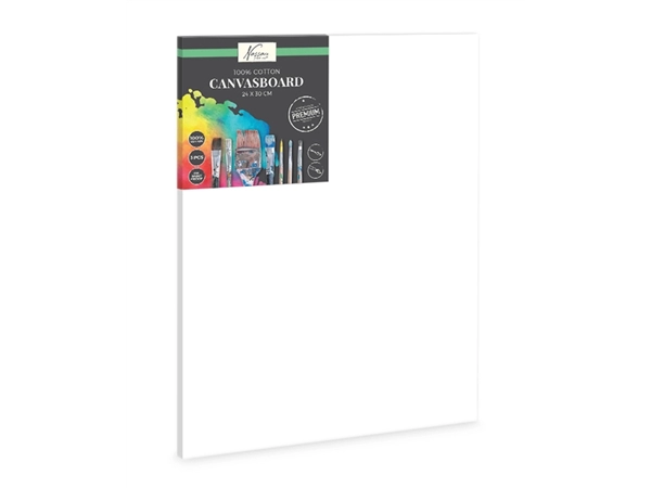 Een Canvasboard Nassau fine art 24x30cm 100% katoen 3 stuks koop je bij Clippz! Office Supplies