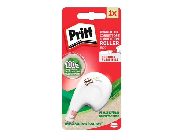 Een Correctieroller Pritt ECO Flex 4.2mmx10m op blister koop je bij Hoekmankantoorartikelen.nl