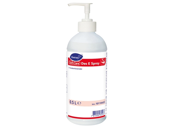 Een Desinfectiemiddel middel Soft Care Des E 500ml koop je bij VHK Kantoorartikelen