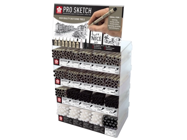 Een Display Sakura Pro Sketch 240 pennen koop je bij VHK Kantoorartikelen