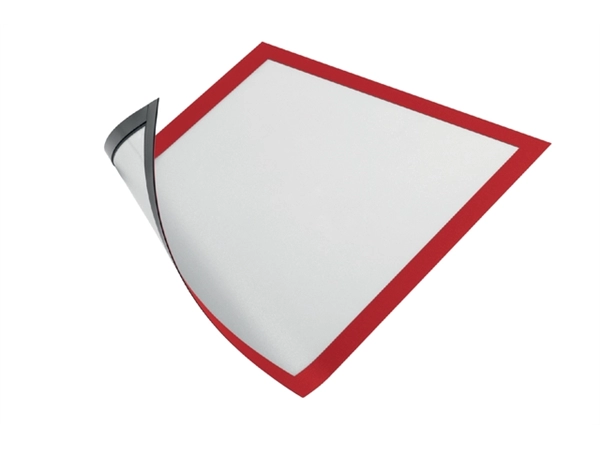 Een Duraframe Durable 486903 magnetisch A4 rood 5 stuks koop je bij Hoekmankantoorartikelen.nl