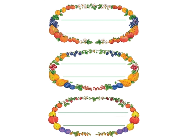 Een Etiket HERMA 3598 keuken vruchtenkrans koop je bij VHK Kantoorartikelen