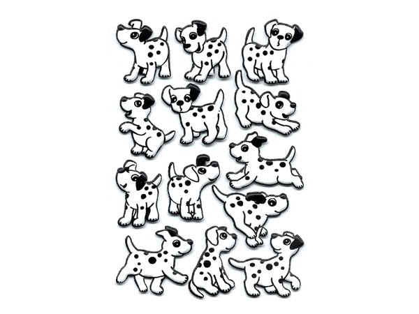 Een Etiket HERMA 6661 dalmatiërs foam koop je bij VHK Kantoorartikelen