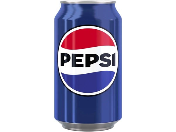 Een Frisdrank Pepsi Regular cola blik 330ml koop je bij VHK Kantoorartikelen