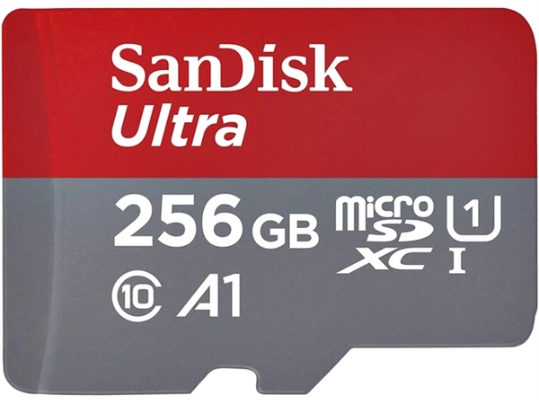 Een Geheugenkaart Sandisk MicroSDXC Ultra 256GB (150mb/s C10 - SDA UHS-I) koop je bij VHK Kantoorartikelen