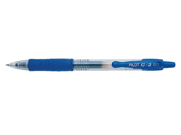 Een Gelschrijver PILOT G-2 medium blauw koop je bij VHK Kantoorartikelen