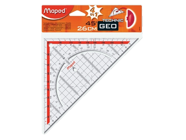 Een Geodriehoek Maped Geometric 26cm koop je bij VHK Kantoorartikelen