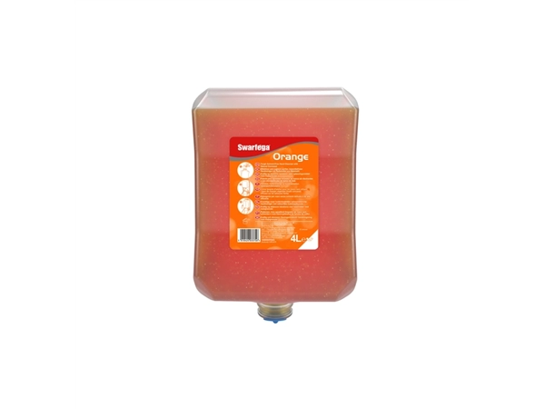 Een Handreiniger SCJ Swarfega Orange 4 liter koop je bij Hoekmankantoorartikelen.nl