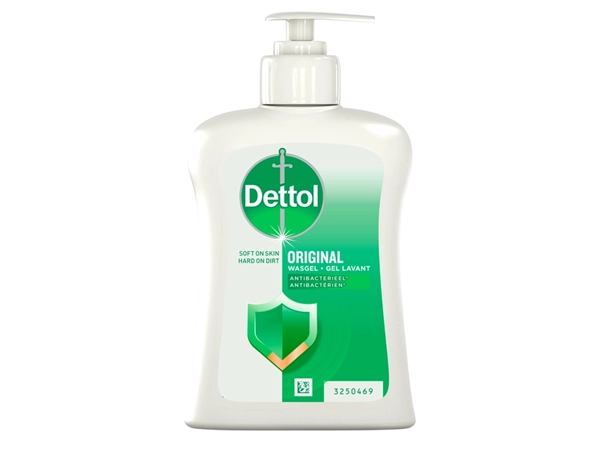 Een Handzeep Dettol Original antibacterieël 250ml koop je bij VHK Kantoorartikelen