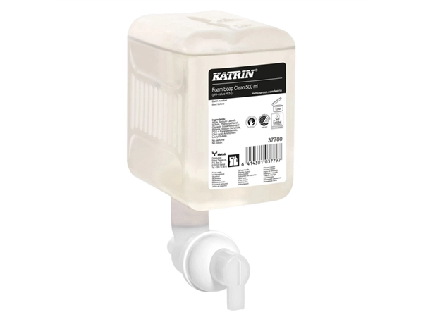 Een Handzeep Katrin Foam Clean 500ml 37780 koop je bij VHK Kantoorartikelen