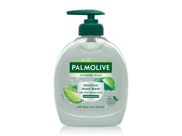 Een Handzeep Palmolive Plus Sensitive met Aloe Milde Verzorging 300ml koop je bij VHK Kantoorartikelen