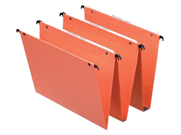 Een Hangmap Esselte Orgarex Dual verticaal 345x245x30mm oranje koop je bij VHK Kantoorartikelen