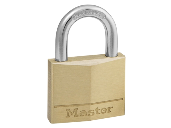 Een Hangslot MasterLock messing 40mm koop je bij VHK Kantoorartikelen