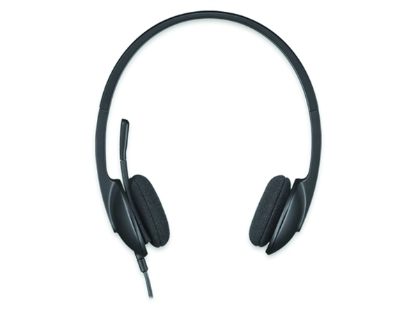 Een Headset Logitech H340 On Ear zwart koop je bij VHK Kantoorartikelen