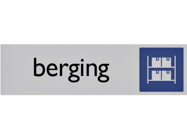 Een Infobord pictogram berging 165x44mm koop je bij VHK Kantoorartikelen