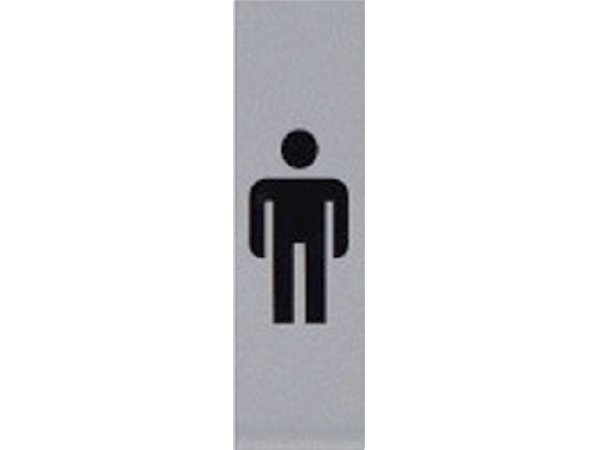 Een Infobord pictogram heer 165x44mm koop je bij VHK Kantoorartikelen