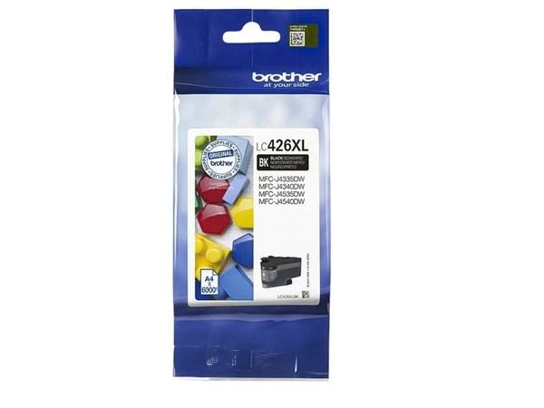 Een Inktcartridge Brother LC-426XLBK zwart koop je bij Hoekmankantoorartikelen.nl