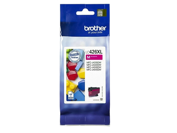 Een Inktcartridge Brother LC-426XLM rood koop je bij VHK Kantoorartikelen