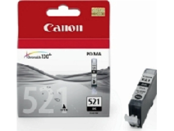 Een Inktcartridge Canon CLI-521zwart koop je bij VHK Kantoorartikelen