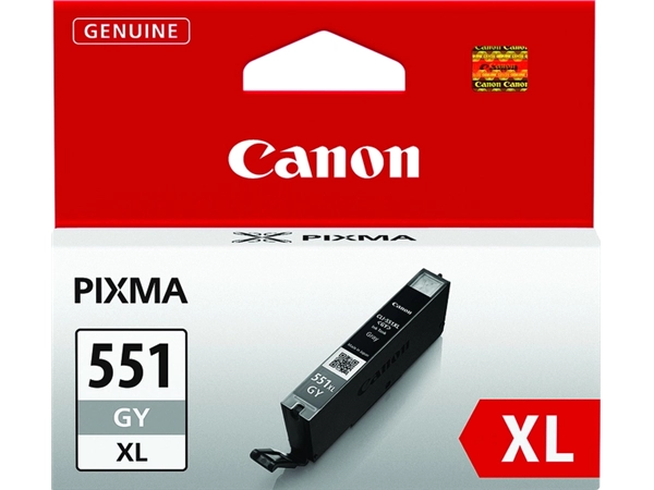 Een Inktcartridge Canon CLI-551XL grijs koop je bij VHK Kantoorartikelen