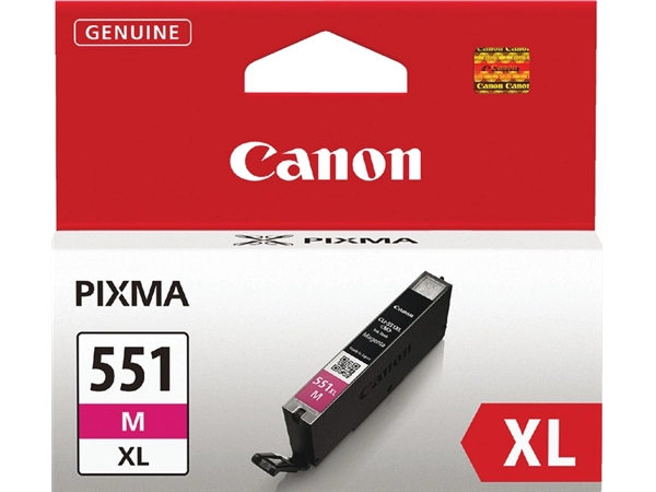 Een Inktcartridge Canon CLI-551XL rood koop je bij VHK Kantoorartikelen