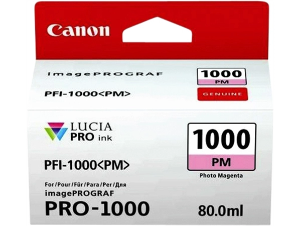 Een Inktcartridge Canon PFI-1000 foto rood koop je bij VHK Kantoorartikelen