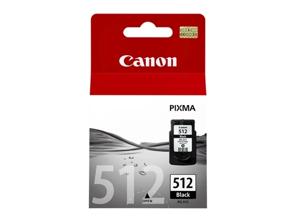 Een Inktcartridge Canon PG-512 zwart koop je bij VHK Kantoorartikelen