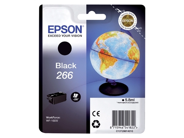 Een Inktcartridge Epson 266 T2661 zwart koop je bij VHK Kantoorartikelen