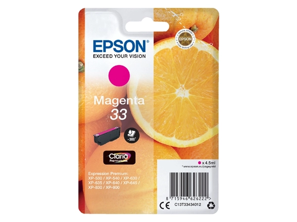 Een Inktcartridge Epson 33 T3343 rood koop je bij VHK Kantoorartikelen