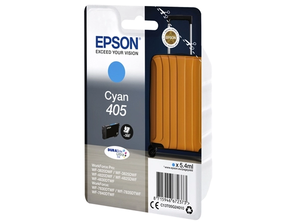 Een Inktcartridge Epson 405 T05G24 blauw koop je bij VHK Kantoorartikelen