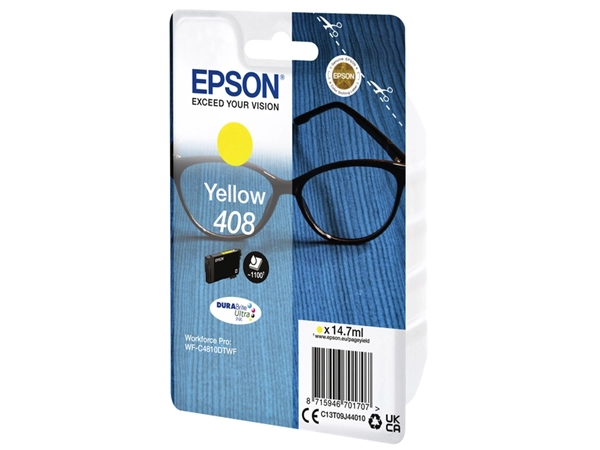 Een Inktcartridge Epson T09J440 408 geel koop je bij VHK Kantoorartikelen