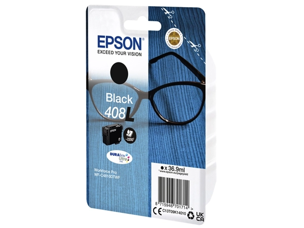 Een Inktcartridge Epson T09K140 408L zwart koop je bij VHK Kantoorartikelen