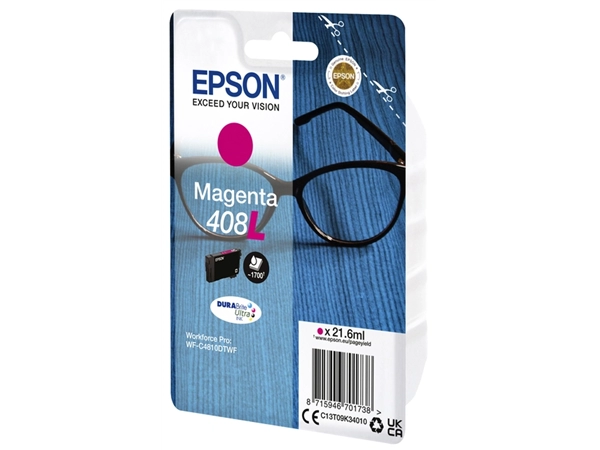 Een Inktcartridge Epson T09K340 408L rood koop je bij VHK Kantoorartikelen