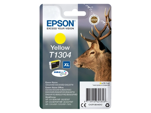 Een Inktcartridge Epson T1304 geel koop je bij VHK Kantoorartikelen