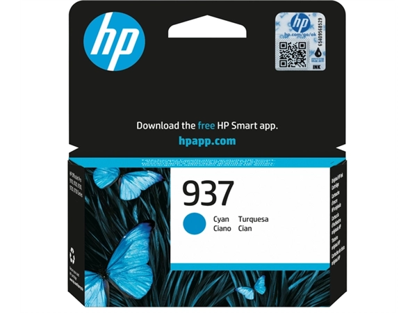 Een Inktcartridge HP 4S6W2NE 937 blauw koop je bij VHK Kantoorartikelen