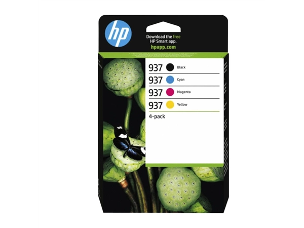 Een Inktcartridge HP 6C400NE 937 zwart + 3 kleuren koop je bij VHK Kantoorartikelen