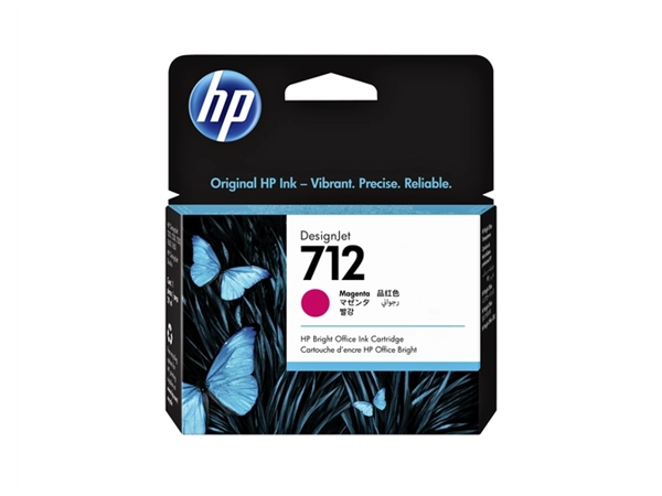 Een Inktcartridge HP 712 3ED68A rood koop je bij VHK Kantoorartikelen