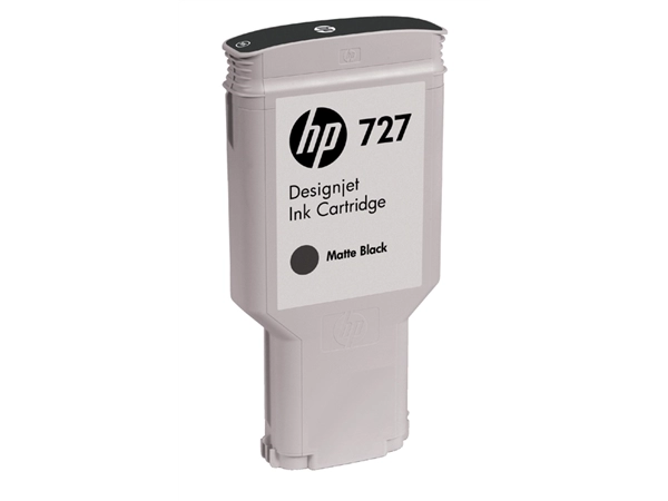 Een Inktcartridge HP C1Q12A 727 mat zwart koop je bij VHK Kantoorartikelen