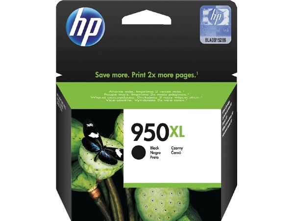 Een Inktcartridge HP CN045AE 950XL zwart koop je bij VHK Kantoorartikelen