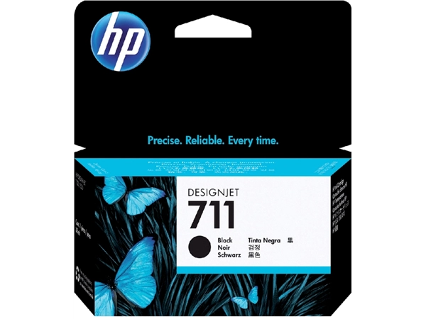 Een Inktcartridge HP CZ129A 711 zwart koop je bij VHK Kantoorartikelen