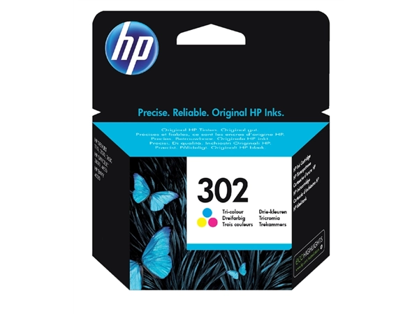 Een Inktcartridge HP F6U65AE 302 kleur koop je bij VHK Kantoorartikelen