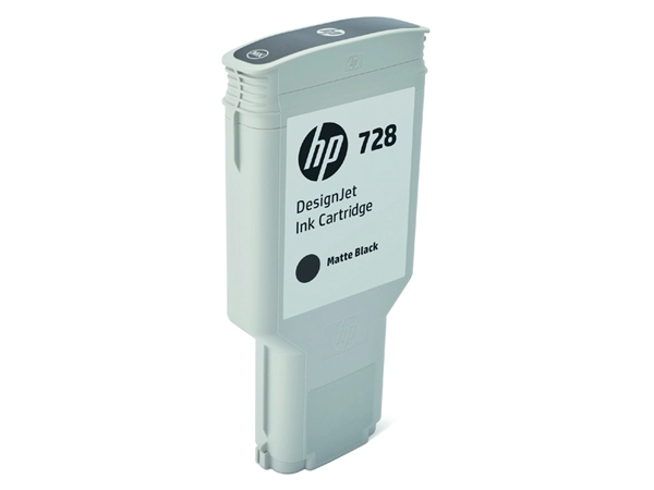 Een Inktcartridge HP F9J68A 728 mat zwart koop je bij VHK Kantoorartikelen