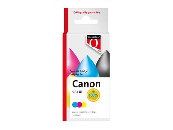 Een Inktcartridge Quantore alternatief tbv Canon CL561XL kleur koop je bij VHK Kantoorartikelen