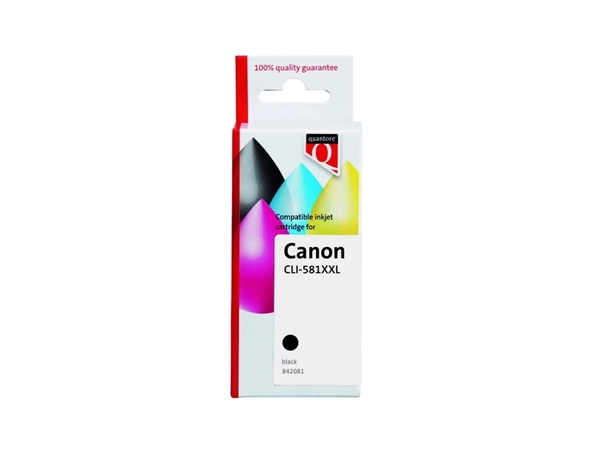 Een Inktcartridge Quantore alternatief tbv Canon CLI-581XXL pigment zwart koop je bij VHK Kantoorartikelen