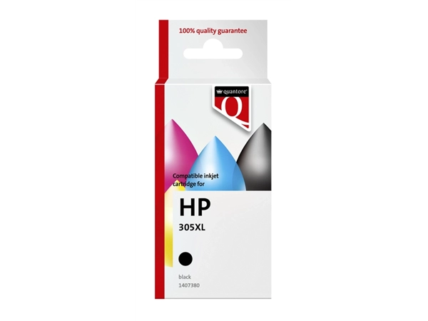 Een Inktcartridge Quantore alternatief tbv HP 305XL zwart koop je bij VHK Kantoorartikelen