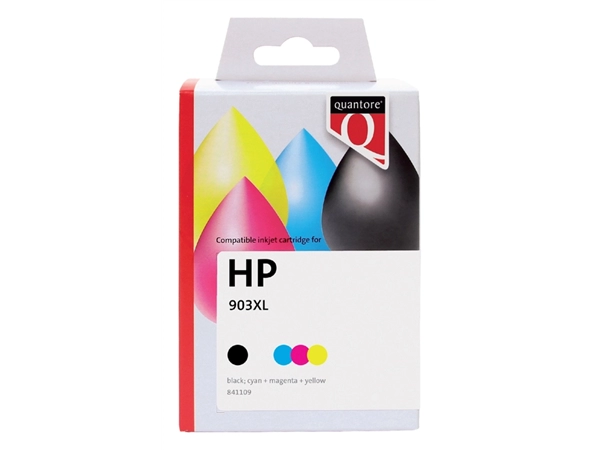 Een Inktcartridge Quantore alternatief tbv HP 3HZ51AE 903XL zwart 3 kleuren HC koop je bij Hoekmankantoorartikelen.nl