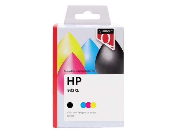 Een Inktcartridge Quantore alternatief tbv HP C2P42AE 932XL + 933XL zwart + kleur koop je bij VHK Kantoorartikelen